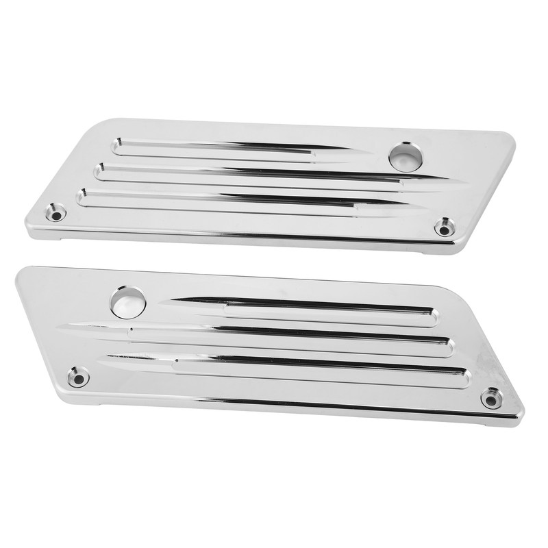 2 Pcs Saddlebag Latch Covers Saddle Bag Outer Lid Hinge