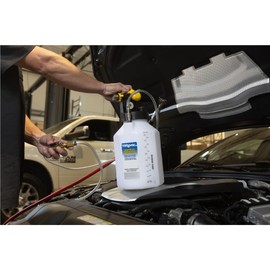 Mityvac MV7105 Fluid Extractor Dispenser for Evacuating, Topping-Off, Refilling Reservoirs or Bleeding Hydraulic Brake/Clutch Systems, 1.2 Gallon, 120 PSI, Compressed Air, Vacuum or Positive Pressure