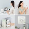 JISULIFE Small Desk Fan, Portable USB Rechargeable Fan, 160° Tilt
