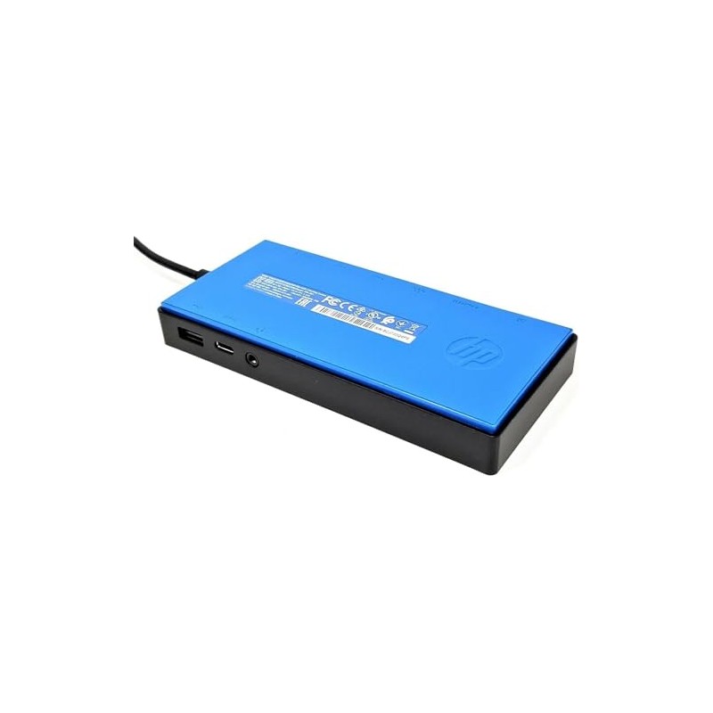 HP Elite USB-C (TPA-B01) HDMI, DisplayPort, Universal Docking Station (Renewed),