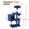 FDW Cat Tree 37 Inch Tall Cat Tower Kitten with