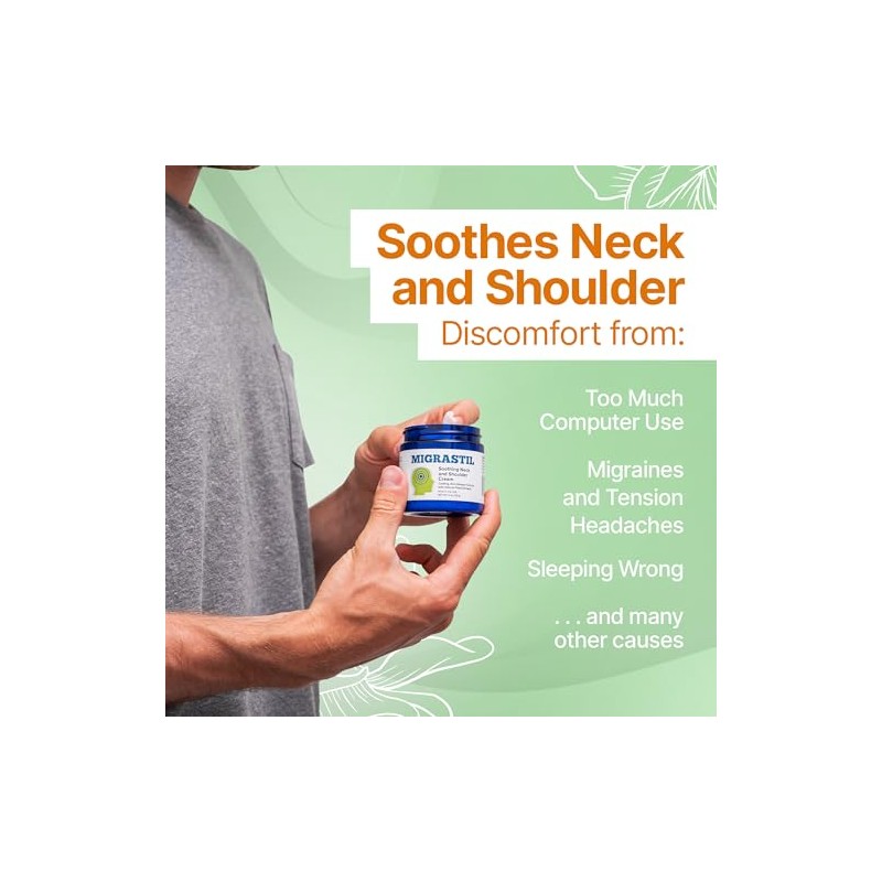 Basic Vigor Crema Migrastil Cuello Hombros Refrescante Reconfortante Migrañas Dolor