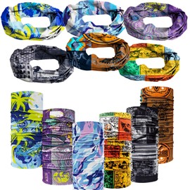 Multifunctional Scarf, Multifunctional Face Mask, Bandanas, 6 Multi-Purpose Headscarves for Headscarf, Headband, Women, Men, Neckerchief, Headwear, Residence for Yoga, Running, Hiking, Motorcycling