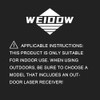 WEIDDW - Herramienta de medición láser de nivel láser de