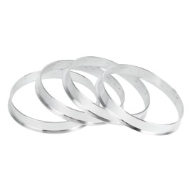 INFINAUTO Hub Centric Rings, 64.1mm ID to 66.1mm OD Vehicle Wheel Hubrings Aluminum Alloy, 4 Pcs