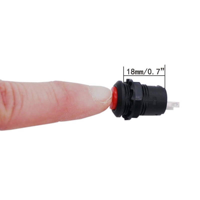 GTIWUNG Pack of 24 Mini Push Button Switch, 12 mm