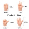 fnqiank 10 PCS Mini Hands for Cats，Small Hands Tiny Folded