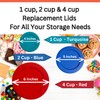 Klare Ware 1, 2 & 4 Cup Replacement Lids/Covers for