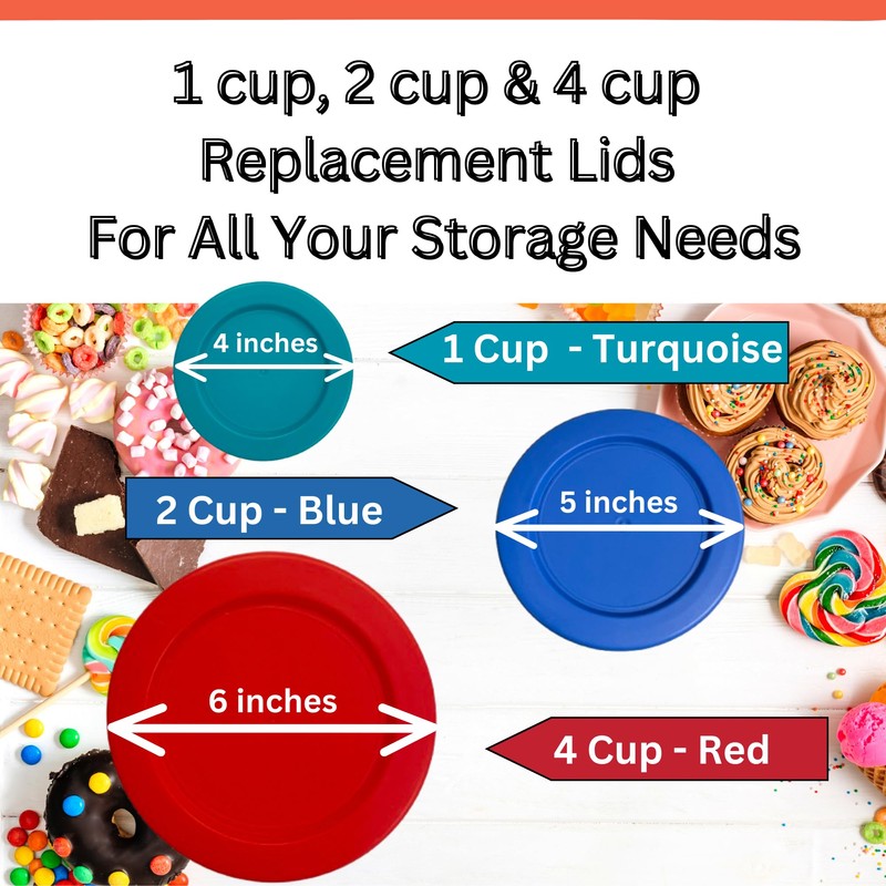 Klare Ware 1, 2 & 4 Cup Replacement Lids/Covers for