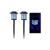 NEWOTE Outdoor Solar Pathway Lights Waterproof 2-Packs Outside LED Decorative