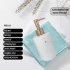 Liquid Soap Dispenser for Bathroom with Gold Pump，Dish Soap Dispenser