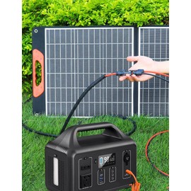 Tonton 7-in-1 Solar Panel Connector Kit, Universal M-C-4 Cable to DC 8mm XT60 Anderson Adapter for RC Battery RV GZ Yeti Jackery Ecoflow River Renogy Power Station, Generator