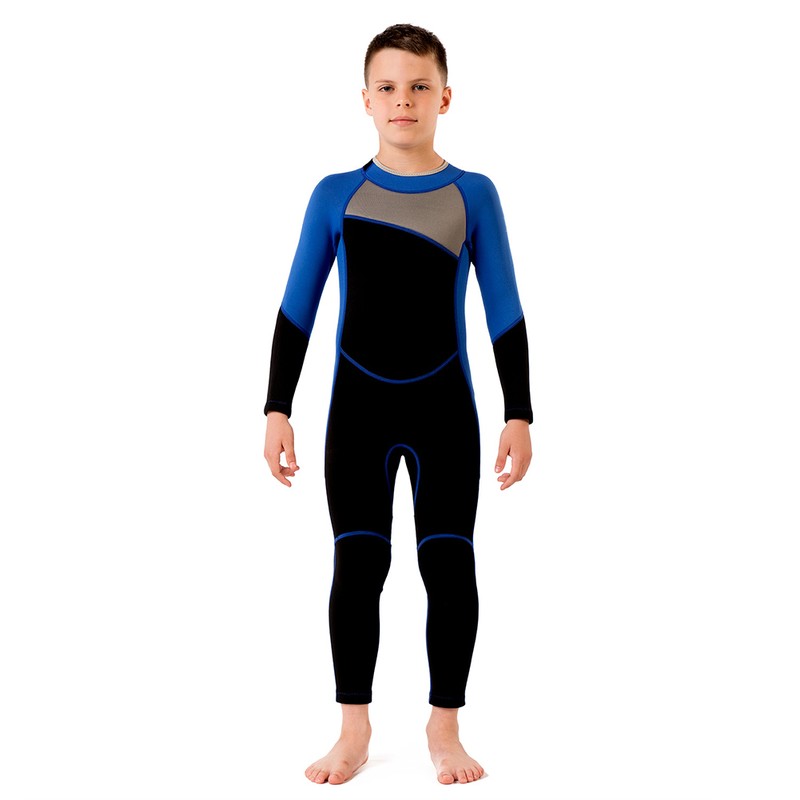 HISEA Neoprene One Pieces Long Sleeves Kid Boy Wetsuit Diving
