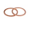 X AUTOHAUX 20pcs Copper Washer Flat Sealing Ring Spacer for