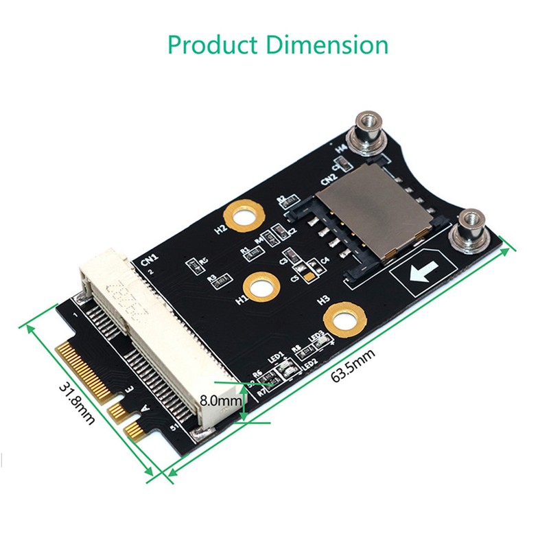 M.2 to Mini PCIE Adapter A/E Key 3G 4G WIFI