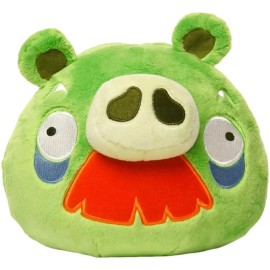 Mighty Mojo Toys Angry Birds - Mustache Pig Plush (8") - Mighty Mojo Toys