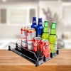 BeverageCarousel Pro: Automatic Drink Dispenser/Organizer Kitchen Utensils Stainless Steel -