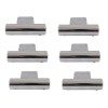 Herrajes Guerrero Pata Para Mueble Sala 15cm Redonda Moderna Paquete