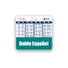 Hablo Español (I Speak Spanish) Badge Buddy Horizontal w/Height &