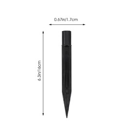 Happyyami 10pcs Led Garden Lamp Stakes, Plastic Solar Light Spikes Replacement, Black Ground Stakes for Outdoor Decor, Easy Install for Yard, Pathway, Patio, Waterproof and Durable