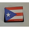 Tems Puerto Rico Flag Bi-Fold Men's Leather Wallet Printed comes