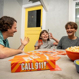Call 911! [A Family Game of Unexpected Emergencies | Card Games for Adults & Teens, 200 Emergency Prompts | White Elephant | Fun Card Games for Family Game Nights & Parties | Ages 12 Up]