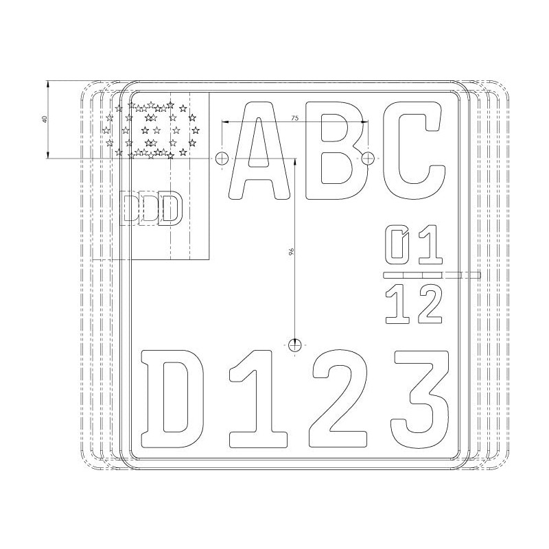 Short License Plate Holder for Suzuki GSX-8S GSX8R Rear Conversion