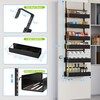 NQW 6-Tier Door Organizer, Heavy Duty Hanging Basket Spice Rack