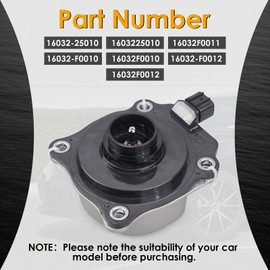 TASAN RACING Coolant Electric Water Pump Engine Gasoline for Toyota RAV4 2019 2020 2021 Toyota Camry 2018 2019 2020 2021 Toyota Avalon 2021 2.5L L4 Replaces 16032-25010 1603225010
