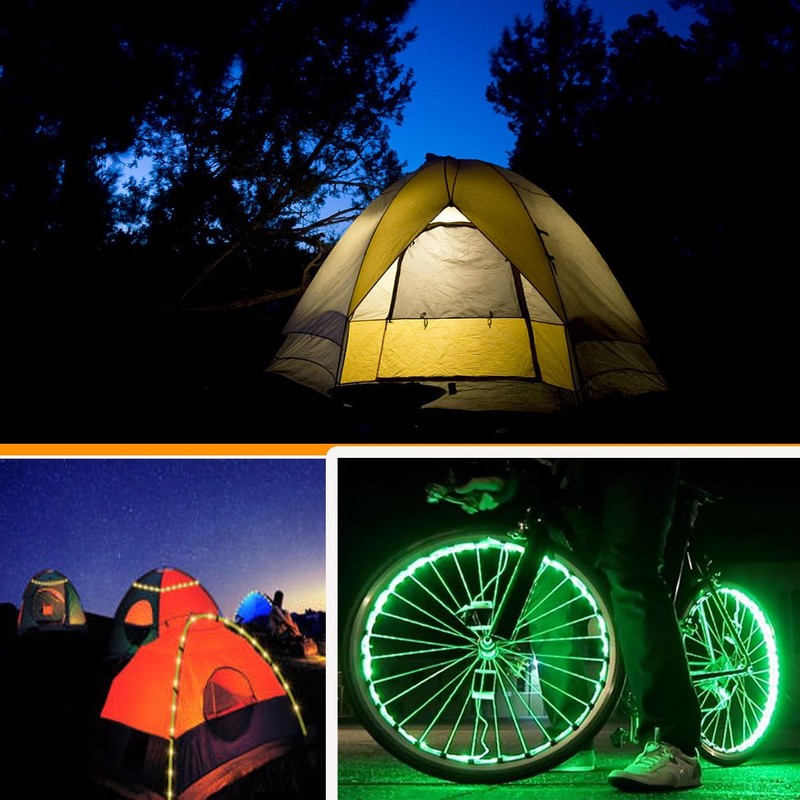 lawnko LED Strip with 24 Keys Remote Control, 2m Battery