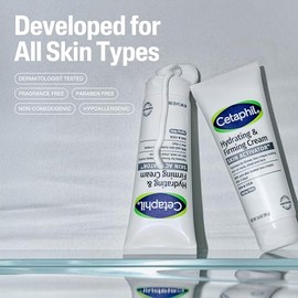 Cetaphil Skin Activator Hydrating & Firming Cream For Face, Neck & Chest 3.4 oz, Mandelic Acid (AHA) and Centella Asiatica (CICA) Cream, Hydrates and Firms Aging Skin, Anti-Aging Skincare