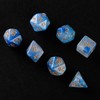 GWHOLE Polyhedral Dice Acrylic Dice Set of 7 Dice Cthulhu
