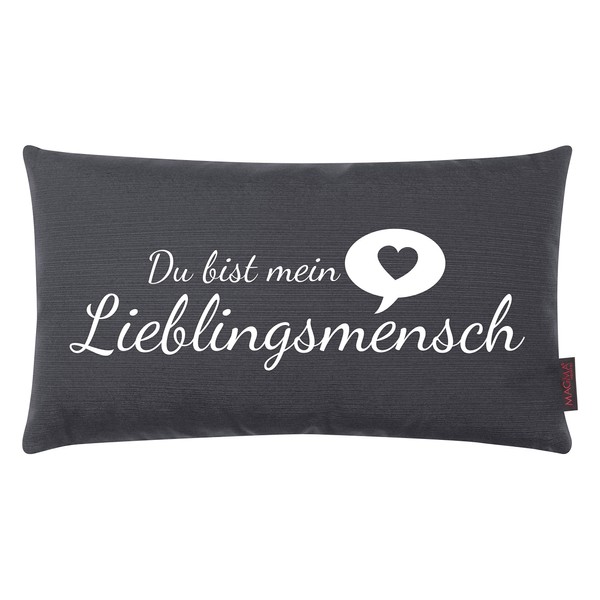 Magma Heimtex “Lieblingsmensch” Favourite Person Cushion 30 x 50 cm