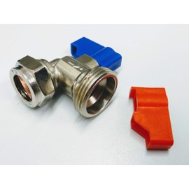15mm x 3/4" Angled Washing Machine Valve