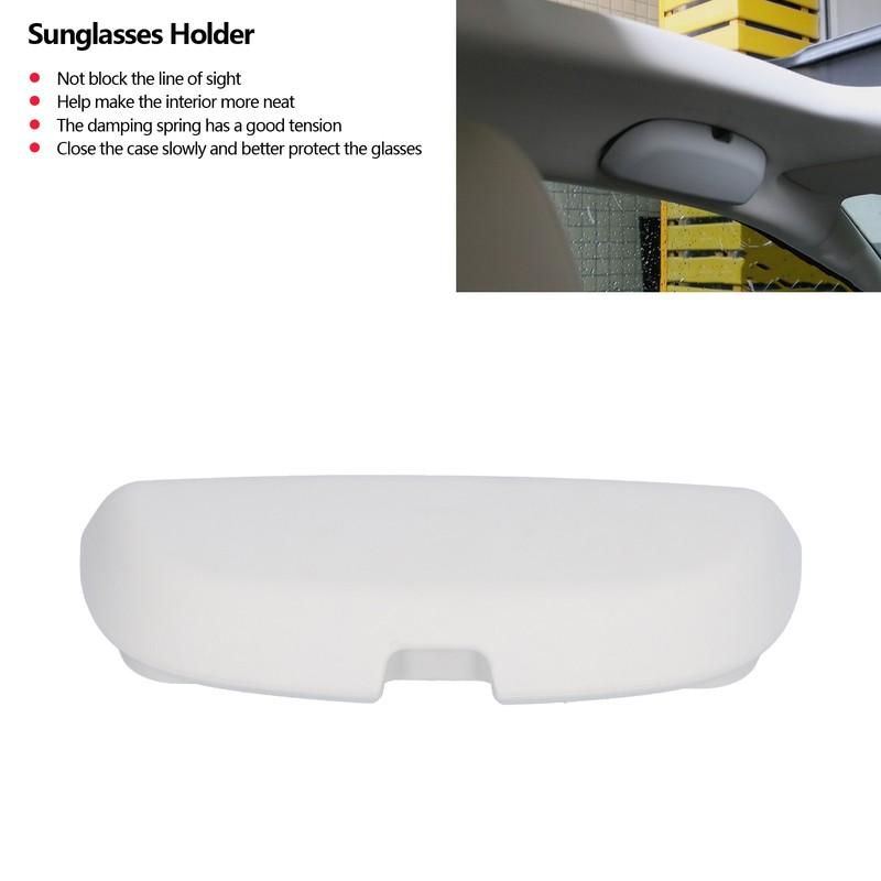 Car Sunglasses Holder Glasses Case Storage Box Overhead Grab Handle