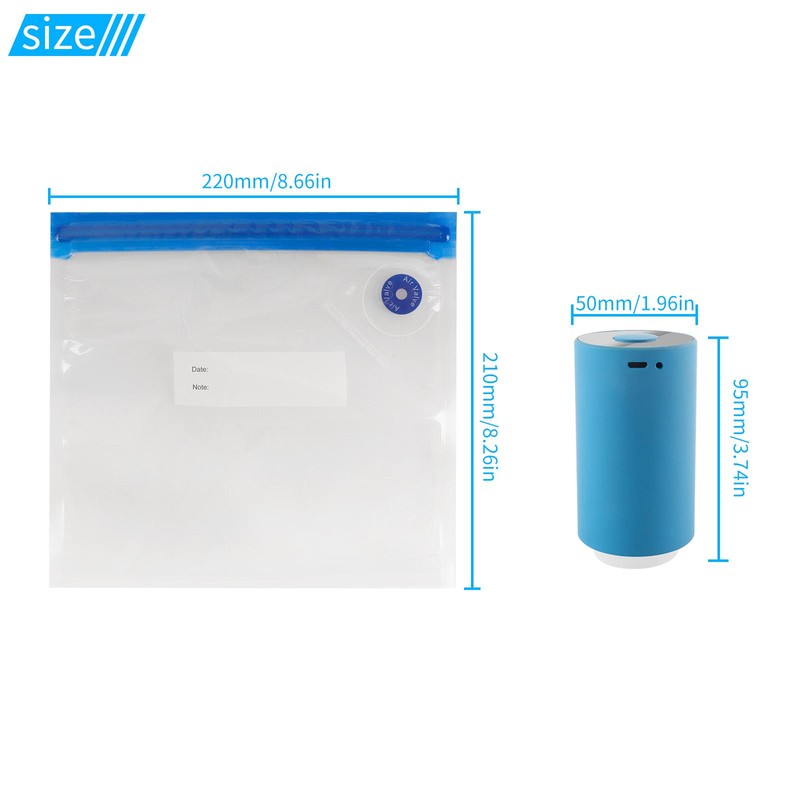 Mini Automatic Vacuum Pump Portable Vacuum Sealer Machine with Vacuum