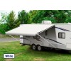 Shade Pro 12' Solid White, RV Awning Replacement fabric canopy (Fabric:11'2")