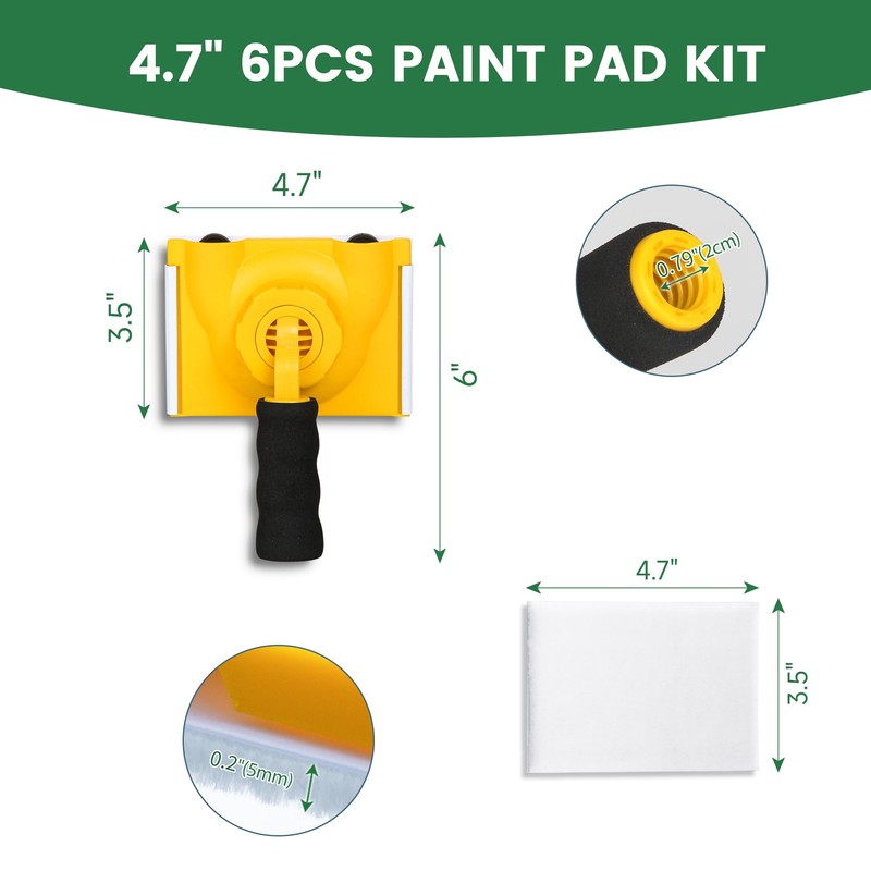 VOOMEY Paint Edger, 360° Rotation Handle Paint Edger Trimmer with