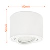 KYOTECH LED Surface-Mounted Spotlight, Flat, Swivelling, Surface-Mounted Spotlight, Including 5
