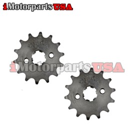 IMPUSA 2 PACK 420 14T 17MM FRONT SPROCKET FOR LIFAN LONCIN ATV PIT BIKE 70 125 140 CC