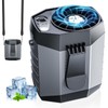 JKBOOM - Clip portátil para ventilador de cintura, color gris