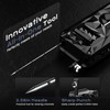 5-in-1 Windproof Lighter with Punch, Draw Enhancer, Holder, Triple Jet