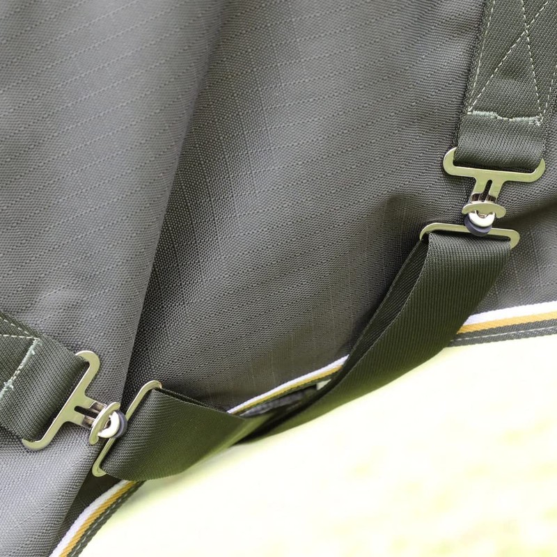 Shires Highlander Plus 50g Turnout Rug - Green 6'9" /