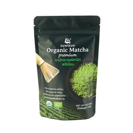 Suwirun Matcha Puro Orgánico en Polvo 113 g  Auténtico Té Verde Japonés  Sin Azúcar, Superalimento Rico en Umami  Perfecto para Lattes, Repostería y  