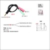 3.5 mm 4 pole headphone/microphone splitter cable : 3.5 mm