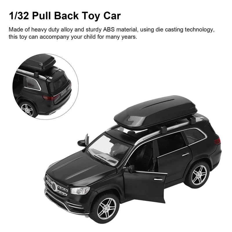 1/32 Alloy Diecast Model Cars Pull Back Electronic Toys Vehicle