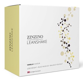 Zinzino LeanShake Vanilla - Whey Protein Powder for Healthy Body Balance, Muscle Building & Gut Health - Lean Body Protein Shake - (16 x 30g)