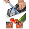 NestaWave 4-In-1 Kitchen Knife Sharpener, Multi-Functional Knife Sharpening Kit, Stylish