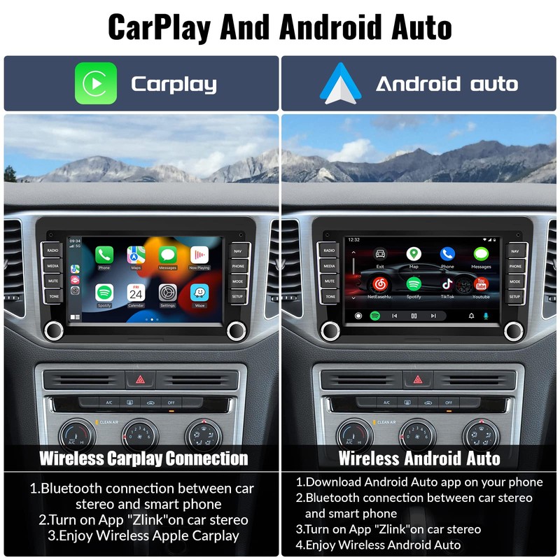 Android Car Stereo for VW Volkswagen Seat Golf Passat Jetta