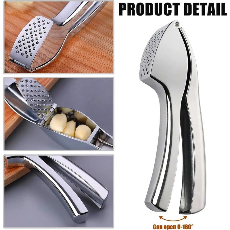 Ultra Premium Garlic Press – Heavy-Duty Garlic & Ginger Crusher